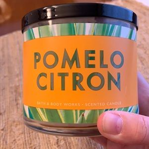 Pomelo Citron Bath and Body works 3 wick candle